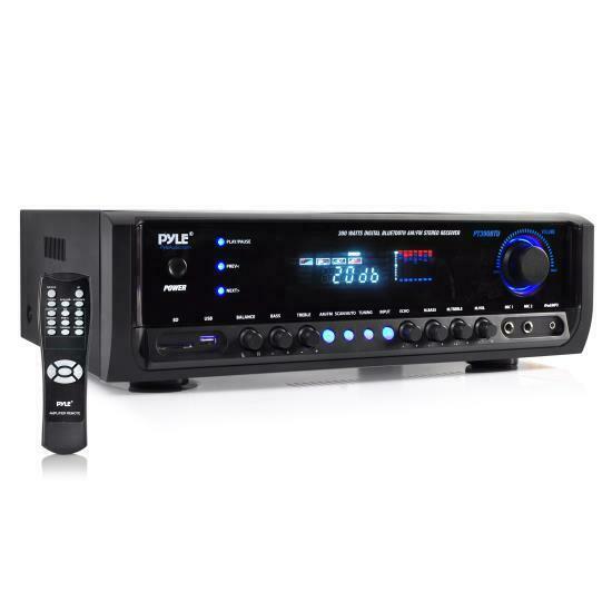 New Pt390btu Bluetooth Digital Home Theater Mp3/usb/sd Stereo Receiver 300 Watt