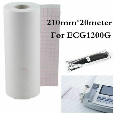 210mm*20meter,recording Paper Thermal Printer Paper For Ecg Ekg Machine Ecg1200g
